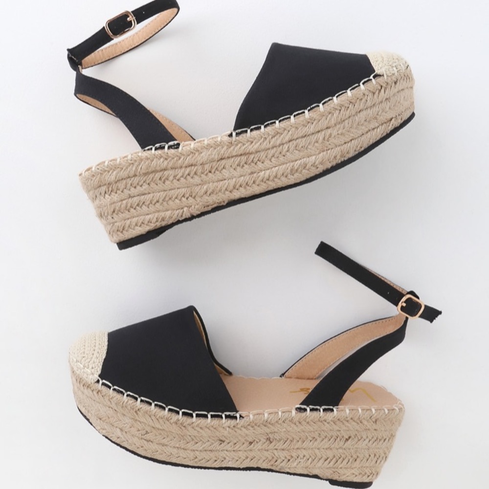Lulu’s platform Espadrilles